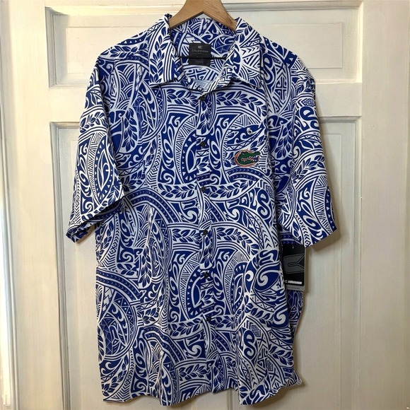 New Gators University Of Florida‎ Tribal Hawaiian Shirt Colosseum Men's - 3xl - Picture 4 of 8